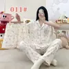 Pijama de mujer para otoño e invierno, conjunto de tres piezas de algodón nube, ropa de casa, estilo lindo y dulce de estudiante 2026