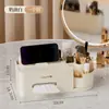 Caixa de Lenços para Sala de Estar, Alto Valor Estético, Caixa Multifuncional para Armazenamento de Lenços Domésticos, Caixa de Lenços para Armazenamento de Cosméticos na Toucador