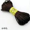 Pulsera de nudo de maíz No. 5 No. Cuerda para colgante tejida a mano DIY de 7 nudos material para pulsera de cuerda roja Jade Negro