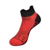 Meias Masculinas de Verão Coolmax Meias de Corrida Antibacterianas Absorventes de Suor Antiderrapantes Respiráveis de Cano Curto Meias de Compressão Sola de Toalha Meias Esportivas