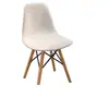 Silla de comedor Eames de madera maciza, silla con respaldo estilo nórdico, silla de ocio para el hogar, silla de comedor moderna minimalista, silla de escritorio