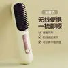 Peine alisador de pelo transfronterizo alisador de pelo de iones negativos plancha de pelo para cabello seco y húmedo rizador alisador plancha de rizar de doble propósito parte superior del cráneo esponjosa peluquero