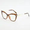 Gafas de Sol Estilo Retro Europeo y Americano con Montura Negra Ojo de Gato, Protección UV, Gafas de Sol para Proteger del Sol, Decoración Metálica, Modernas, Versátiles Gafas de Sol