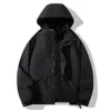 Chaqueta de Estilo Otoño e Invierno para Exterior para Hombre y Mujer Tres en Uno Desmontable Cortavientos Impermeable Traje de Montañismo Chaqueta Repelente al Agua