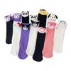 Calcetines para niños Dibujos animados Lindo Muñeco tridimensional Calcetines de media caña para niñas Rayas verticales Calcetines rectos Calcetines de rizo para niñas Venta al por mayor