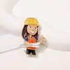 Broche Creativo de Dibujos Animados Personaje Personalidad Insignia de Goteo de Aceite Joyería Aleación Ecológica Lindo Dibujo Animado Broche de Gama Alta Venta al por Mayor
