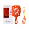 Peine de Pelo Esponjoso Estilo Transfronterizo, Peine Peinador Pequeño Portátil, Peine Multifuncional Hueco para Rizos y Ondas