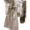 Conjunto de Dos Piezas de Moda 2026 para Niños y Niñas: Chaleco Khaki Holgado y Elegante y Pantalones Anchos Versátiles de Estilo Urbano