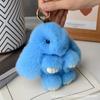 Colgante de Peluche de Conejo Lindo Imitación Accesorio de Peluche Llavero de Coche Lindo para Chicas Colgante de Bolso