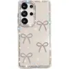 Funda de Teléfono Brillante con Lazo IMD de Diamante Adecuada para Apple 17 Nicho 16E/15 Estilo Femenino 13/14 Moderna 15Pro