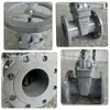 Válvula de gaveta de vedação de vedação macia de aço fundido Z45X-16C WCB válvula de gaveta de flange de aço fundido DN100 especificações completas