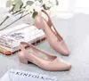 Sandalias Nuevas de Moda para Mujer, Boca Baja, Tacón Medio y Bajo, Zapatos Antideslizantes, Estilo Coreano, Plástico Transpirable, Calzado Exterior Casual, Sandalias de Gelatina