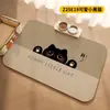 Tapete de alimentação para cães e gatos estilo cartoon, à prova de respingos e fácil de limpar, transfronteiriço; tapete de mesa adorável para animais de estimação de terra de diatomáceas; etiquetagem gratuita e dropshipping disponíveis