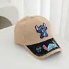 Gorras de Béisbol de Algodón de Venta Caliente Transfronteriza para Primavera y Otoño para Niños y Niñas con Patrones 3D de Dibujos Animados, Sombreros de Sol con Bloques de Color al por Mayor