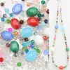 Cuentas de Vidrio Plano de Ojo de Buey Multicolores de Venta Caliente Transfronteriza, Materiales para Abalorios de Joyería Hecha a Mano, Creaciones DIY, Venta al por Mayor
