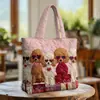 Modelo Nuevo 2026 Bolso de Hombro Acolchado de Algodón con Estampado Digital 3D de Moda para Tiendas Independientes Transfronterizas