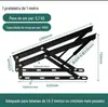 Estrutura de Cama de Casal com Suporte Hidráulico Ajustável Barra de Suporte Pneumático Estrutura de Varas Cama Barra de Pressão de Ar Tatami Amortecedor Elevador Barra de Suporte de Ar