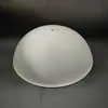 Accesorios de Iluminación Pantalla de Lámpara de Vidrio Esmerilado con Agujeros Pequeños de 1.2 cm para Lámpara de Araña de Sala de Estar Luz de Techo Cubierta de Concha Semicircular