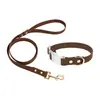 Set de Collar y Correa para Gato y Perro de Color Sólido de PVC, Set de Dos Piezas Impermeable y Resistente a la Suciedad para Mascotas, Personalizable desde la Fábrica de Origen