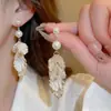 Brincos Estilo Coreano 2026 Puros e Delicados para Mulheres, Brincos de Franja Versáteis, Tendência Popular Online, Brincos Atacado para Barracas