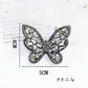 Estilo Coreano Sencillo Estéreo Diamante Mariposa Accesorios para el Cabello Decoración DIY Flor para Zapatos Accesorios Accesorios Pedrería Diamante Caliente Fabricante Mayorista