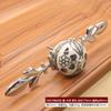 Sapateiro armário guarda-roupa Handle Cabinet europeu moderno simples cerâmica pastoral liga de zinco único furo prata punho fábrica