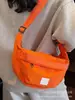 Bolso de lona de gran capacidad para mujer, nuevo bolso de hombro informal para ir al trabajo, ligero, deportivo, de nailon, tipo bandolera, 2024