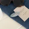 Pinza para el pelo con pedrería iridiscente estilo Ins coreano para niñas, Pinza lateral suave, Pinza versátil y elegante para flequillo, Accesorio para el cabello estilo celebridad de Internet