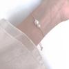 Moda Minimalista Pulsera Minimalista de Perlas para Mujer Estilo Coreano Personalidad Minimalista Ajustable Novia Primera Joyería para Estudiantes