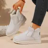 Botas de Nieve de Suela Gruesa Tallas Grandes para Mujer 2026 Llegada Nueva de Invierno Comercio Exterior Aterciopeladas Engrosadas Calidez Protección contra el Frío Botas de Nieve para Mujer