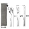 Juego Moderno Minimalista de Cuchillo, Tenedor y Cuchara de Acero Inoxidable, Vajilla Estilo Occidental Pulida a Espejo, Cuchillo, Tenedor y Cuchara de Acero Inoxidable