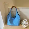 Bolsa Jeans Artística de Nicho Estilo Coreano 2026 Feminina de Grande Capacidade Bolsa de Ombro Único de Alto Padrão Bolsa Versátil Feminina para o Dia a Dia