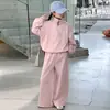 Conjunto de 3 Peças Colete Espesso Forrado com Fleece para Meninas 2026 Outono/Inverno Novo Estilo Médio/Grande Inverno Infantil Estilo Coreano Conjunto de Cachorrinho