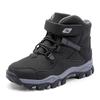 Zapatos de Invierno de Caña Alta para Niños 2024 Nueva Moda Tenis Cómodos Elegantes Zapatos para Niños Niños con Piel Botas de Nieve