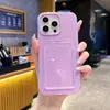 Funda de Silicona Dos en Uno con Ranura para Tarjeta Adecuada para iPhone 17, 16 Pro Funda Suave de Cobertura Total, 17 Pro Max Cubierta Protectora