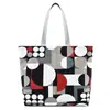 Bolsa de Lona Estampada Novo Estilo Verão 2026 Grande Capacidade Bolsa Tote Estilo Coreano Tecido Floral Artístico Bolsa de Ombro Estudante para Mulheres