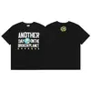 Marca Tendência Transfronteiriça Broken Planet Bp Estamparia com Espuma Alta Qualidade Manga Curta Europeia e Americana High Street Camiseta de Manga Curta para Casal Atacado