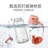 Dispensador de aceite de vidrio de apertura y cierre automático, a prueba de fugas y sin goteos, para uso en la cocina, botella de salsa de soja y vinagre con escala medidora para dispensación controlada de aceite