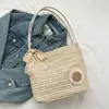 Bolsas de Moda de Este Año para Mujer Verano 2026 Nuevo Estilo Bolso Tote Tejido a Mano de Moda Bolso Cubo para Mujer Gran Capacidad Bolso de Paja