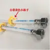 Tubo flexível trançado para fornecimento de água direto da fábrica Mangueira de PVC Branco 4 pontos Torneira Aquecedor de água do banheiro Tubo de conexão de cabeça dupla