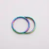 Venta al por mayor del fabricante Anillo para la nariz de acero inoxidable 316L Anillo de interfaz Anillo de cierre Anillo nasal sin costuras Pendiente Incrustación de circonita