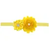 Diadema infantil de girasol Borde crudo doce ángulo color sólido diadema de bebé accesorios para fotografía de bebé tocado 24 colores