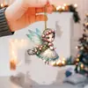 Colgante de Ángel Elfo de Acrílico para Coche Nuevo Producto Transfronterizo Colgante Decorativo para Espejo Retrovisor de Coche Regalo de Vacaciones