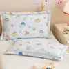 Fundas de Almohada de Algodón Puro con Dibujos Animados, un Par de Fundas de Almohada de Algodón Transpirable para Bebé de 30x50, Fundas de Almohada para Estudiante de 35x55, Pieza Individual
