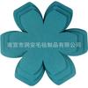Alfombrilla para maceta con logo personalizable en forma de pétalo no tejida, Alfombrilla plana gruesa de seis garras para sartén, resistente al calor, Fieltro absorbente