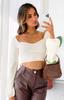 Otoño e Invierno Nueva Ropa de Mujer Transfronteriza Amazon 2022 Europa y Estados Unidos Ombligo Corte Bajo Sexy Corto Temperamento Base Tejido de Punto