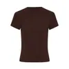 /Camisa Moxi Queen de Manga Longa para Mulheres, Camisa Básica Justa ao Corpo, Top de Gola Redonda