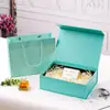 Caja de Regalo con Tapa Abatible en Forma de Libro Logotipo Personalizado Caja de Regalo Magnética en Forma de Libro Caja para Cosméticos Caja para Té Embalaje