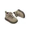 Algodón de nieve tallas 27-31 algodón grande zapatos deportivos para niños zapatos de niño suela suave zapatos para caminar de bebé botas de nieve para niños