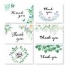 Tarjeta de agradecimiento creativa de Amazon, con estampado de Acción de Gracias, Navidad, sencilla, 6 juegos con sobres
